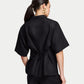 Womens Resort Linen Dual-Wear Shirt