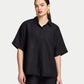 Womens Resort Linen Dual-Wear Shirt
