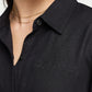 Womens Resort Linen Dual-Wear Shirt