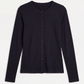 Womens Essential Long Sleeve Button Top