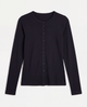 Womens Essential Long Sleeve Button Top