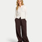 Womens Essential Long Sleeve Button Top