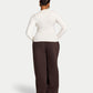 Womens Essential Long Sleeve Button Top