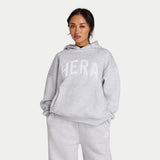 Womens 365 Oversized Hoodie - Grey Marl