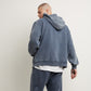 REWEAR Washed Oversized Hoodie - Vintage Dark Navy