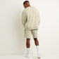 REWEAR Washed Oversized Sweatshirt - Vintage Grey Green