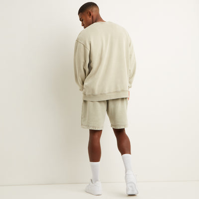 REWEAR Washed Oversized Sweatshirt - Vintage Grey Green