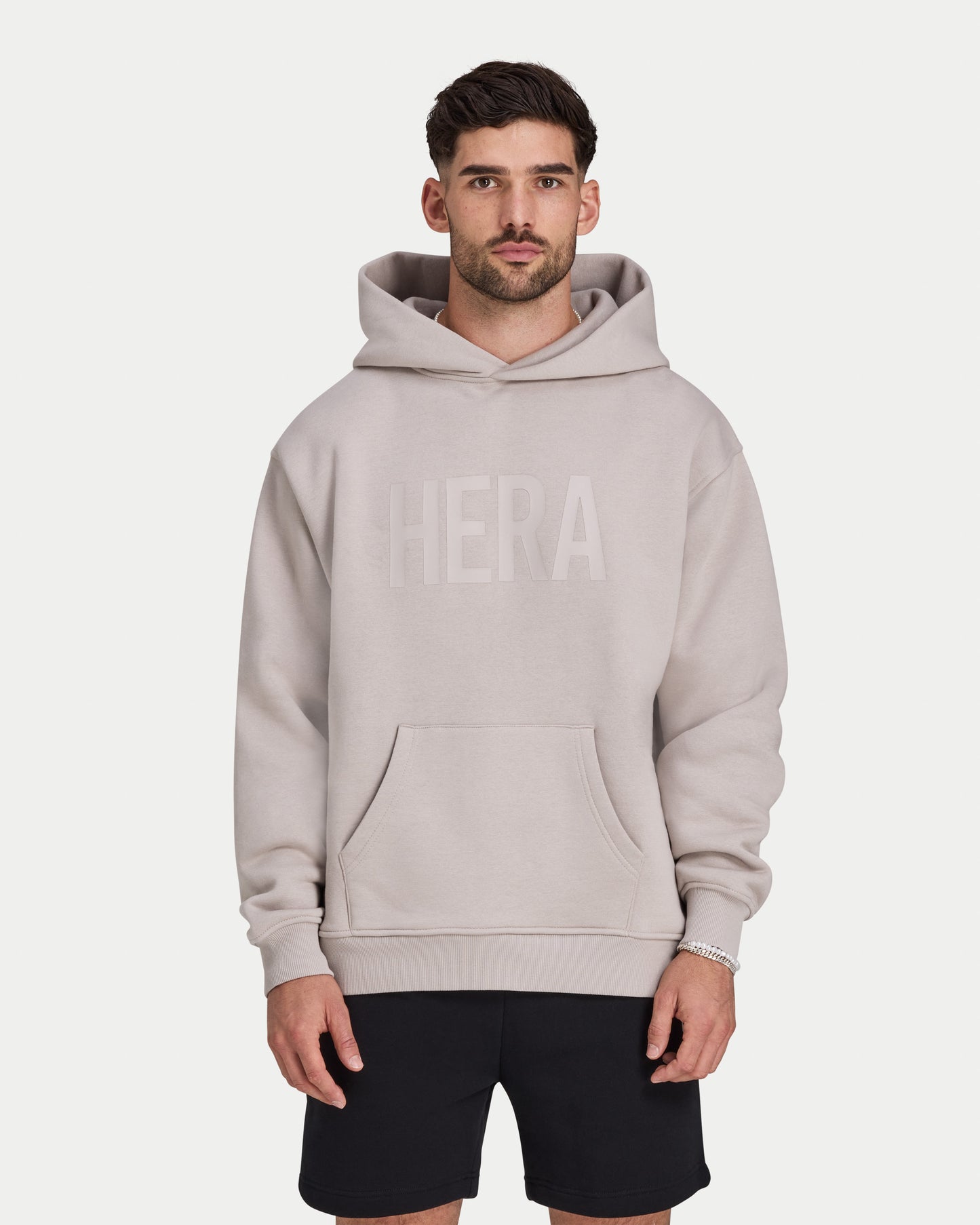Mens Label Oversized Hoodie
