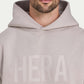 Mens Label Oversized Hoodie