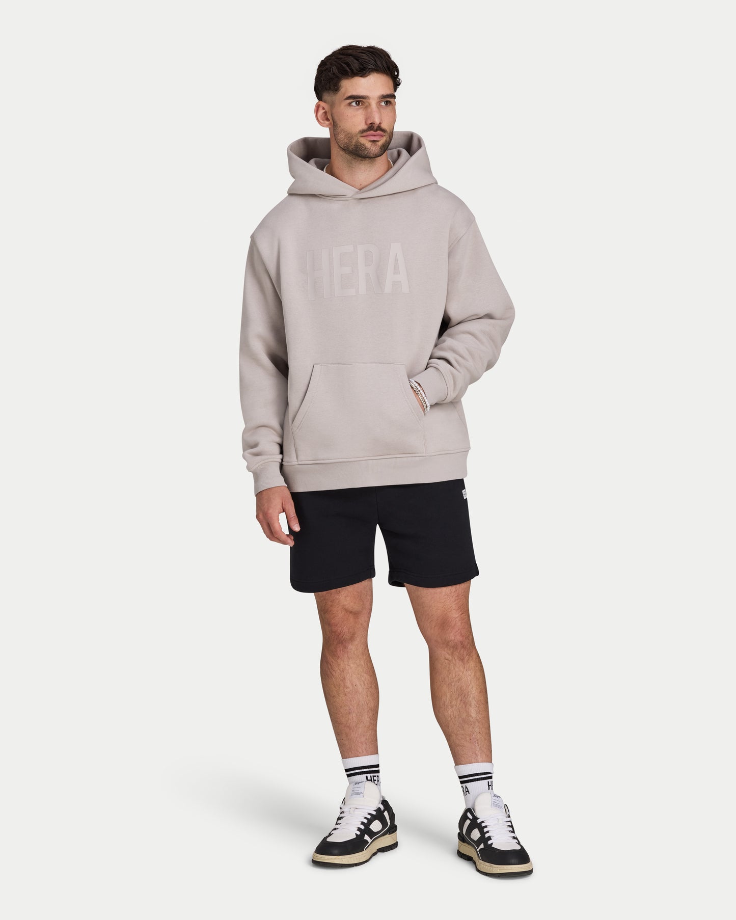 Mens Label Oversized Hoodie