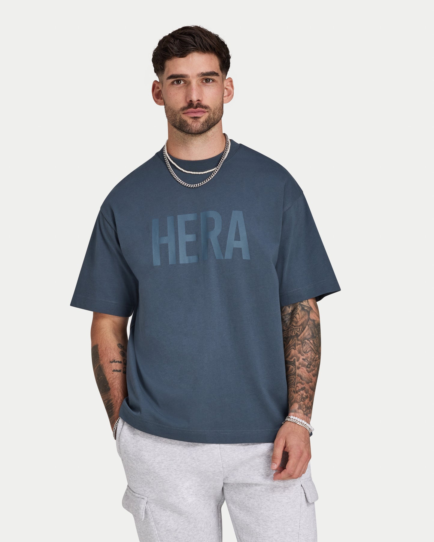 Mens Label Oversized T-shirt