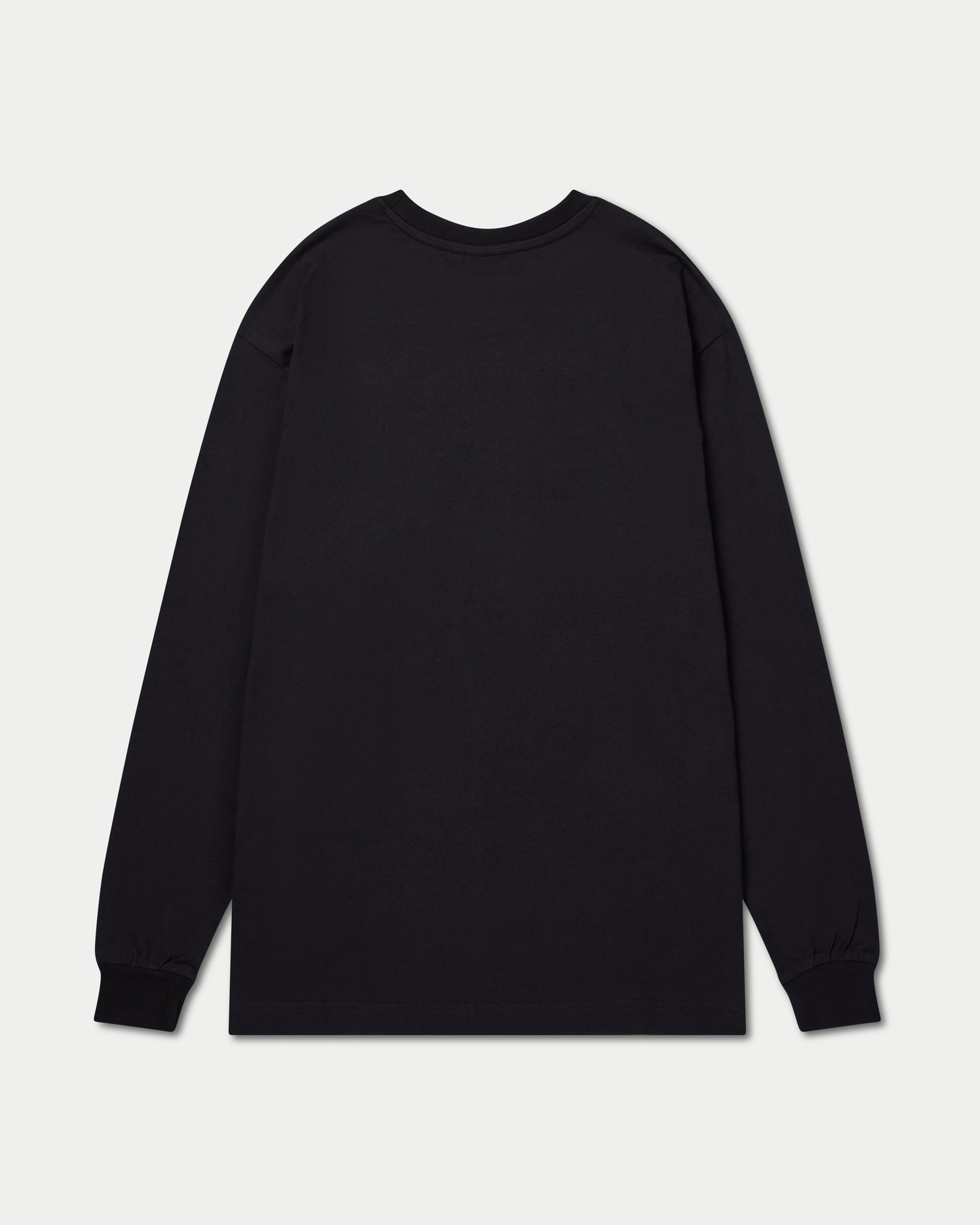 Mens Label Long Sleeve Oversized T-Shirt