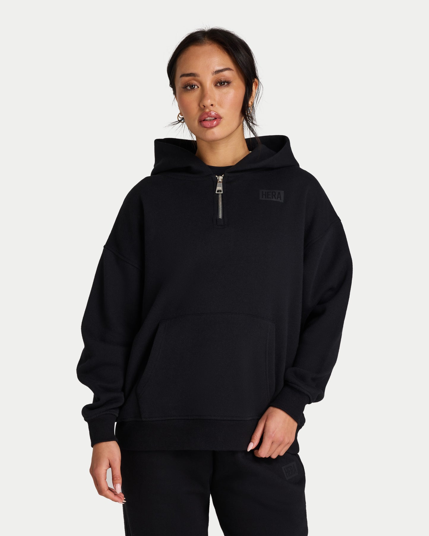 Womens Collective Hoodie Black HERA Clothing - Main Image