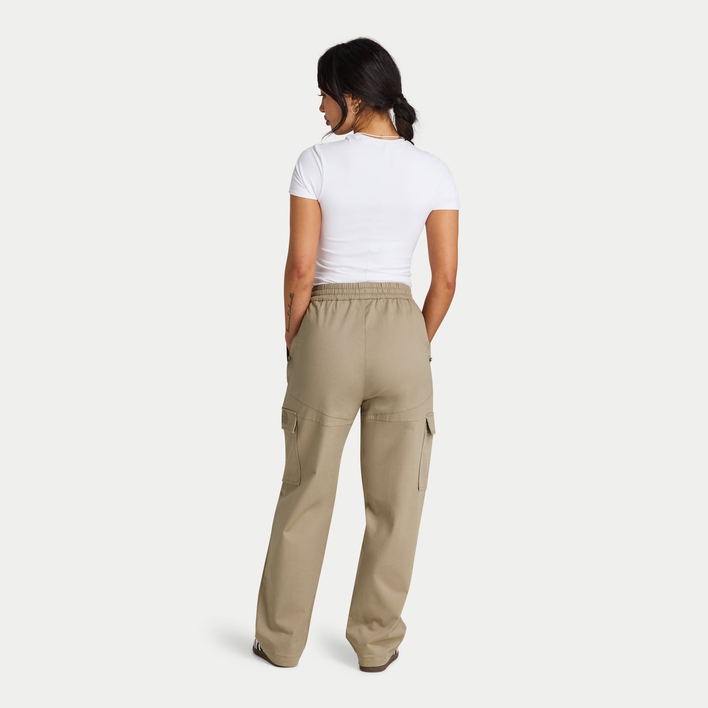 Womens Cargo Pant - Grey Green