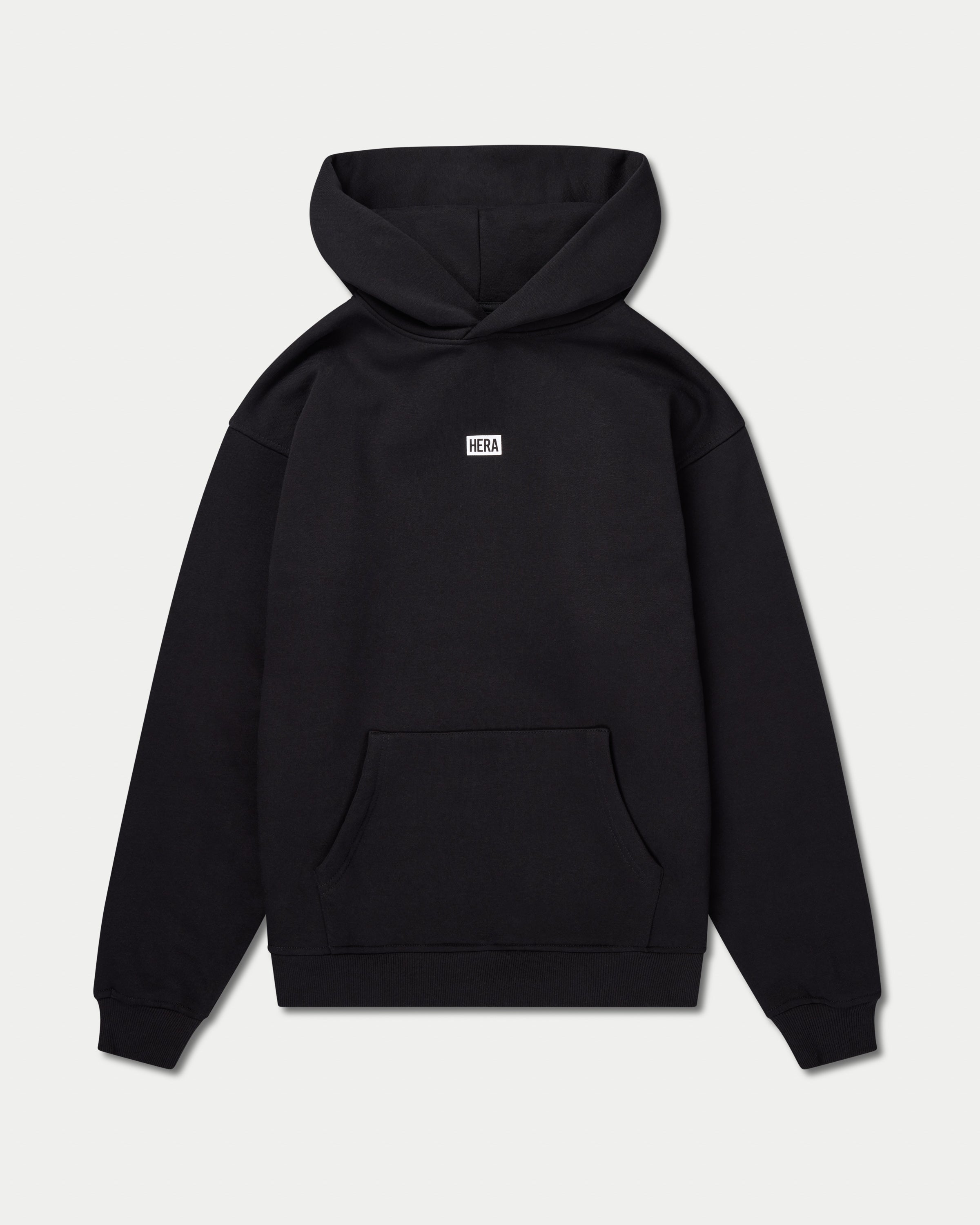 Mens Collective Oversized Hoodie - Black | HERA Clothing