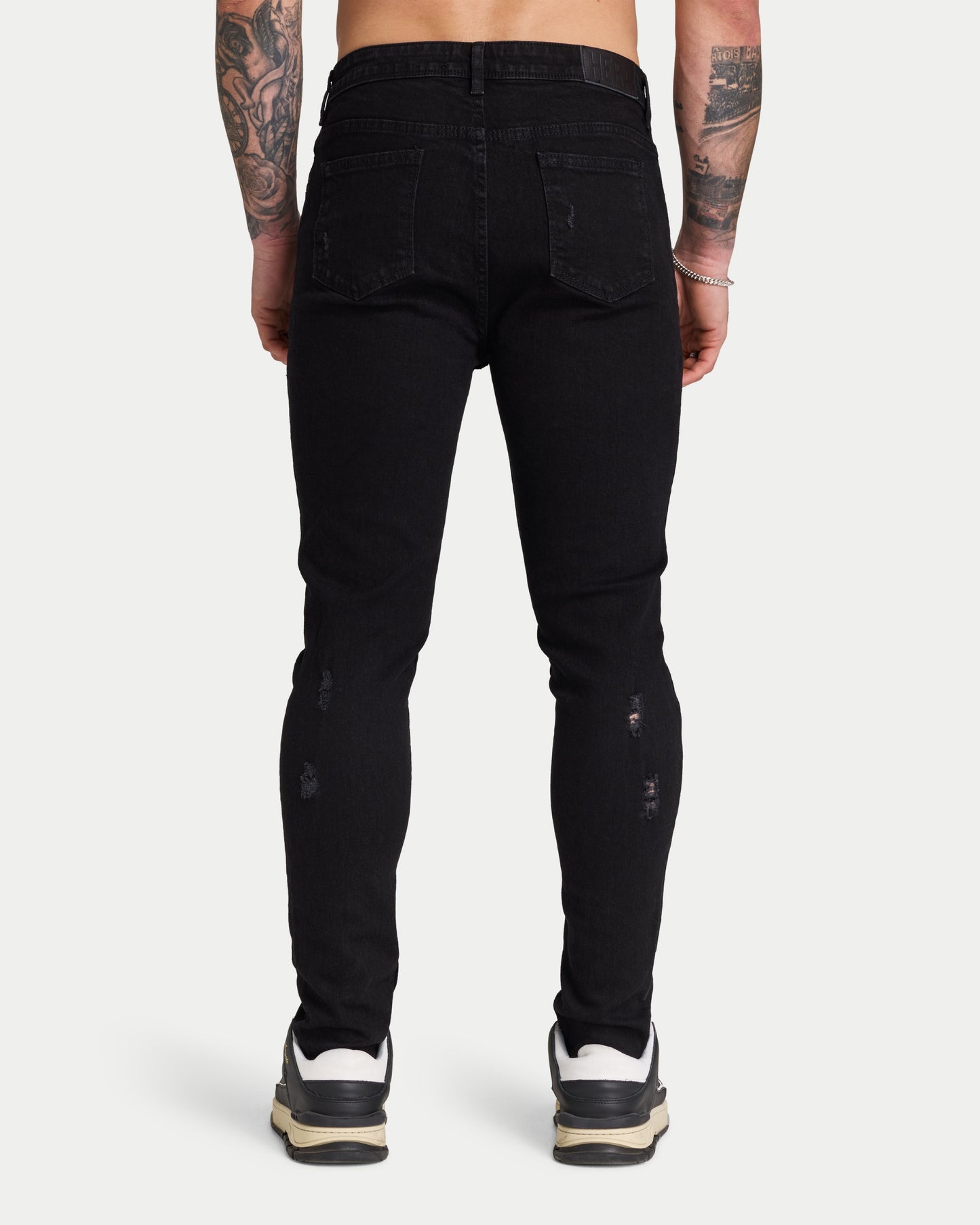 Mens Distressed Slim Fit Jean