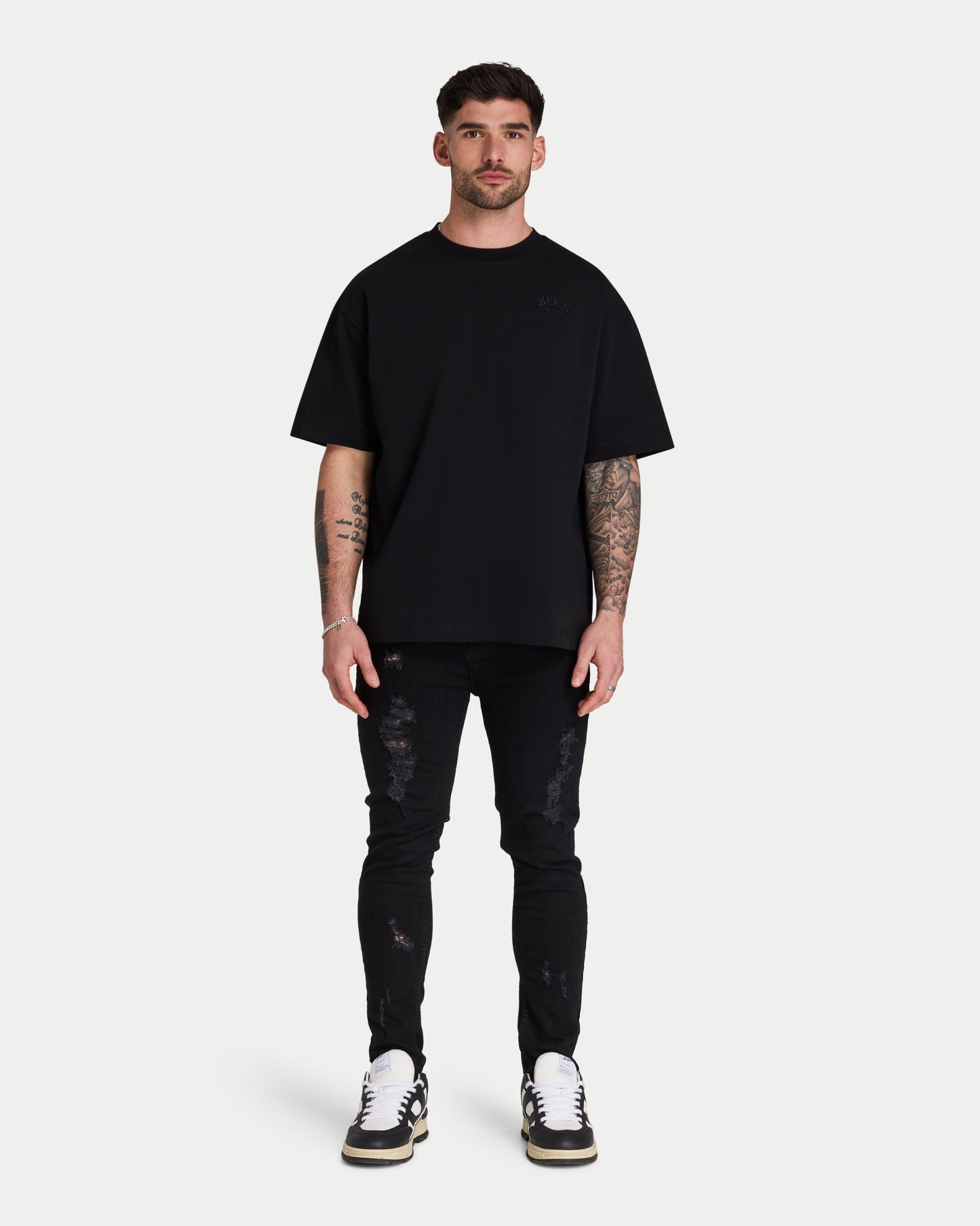 Mens Distressed Slim Fit Jean