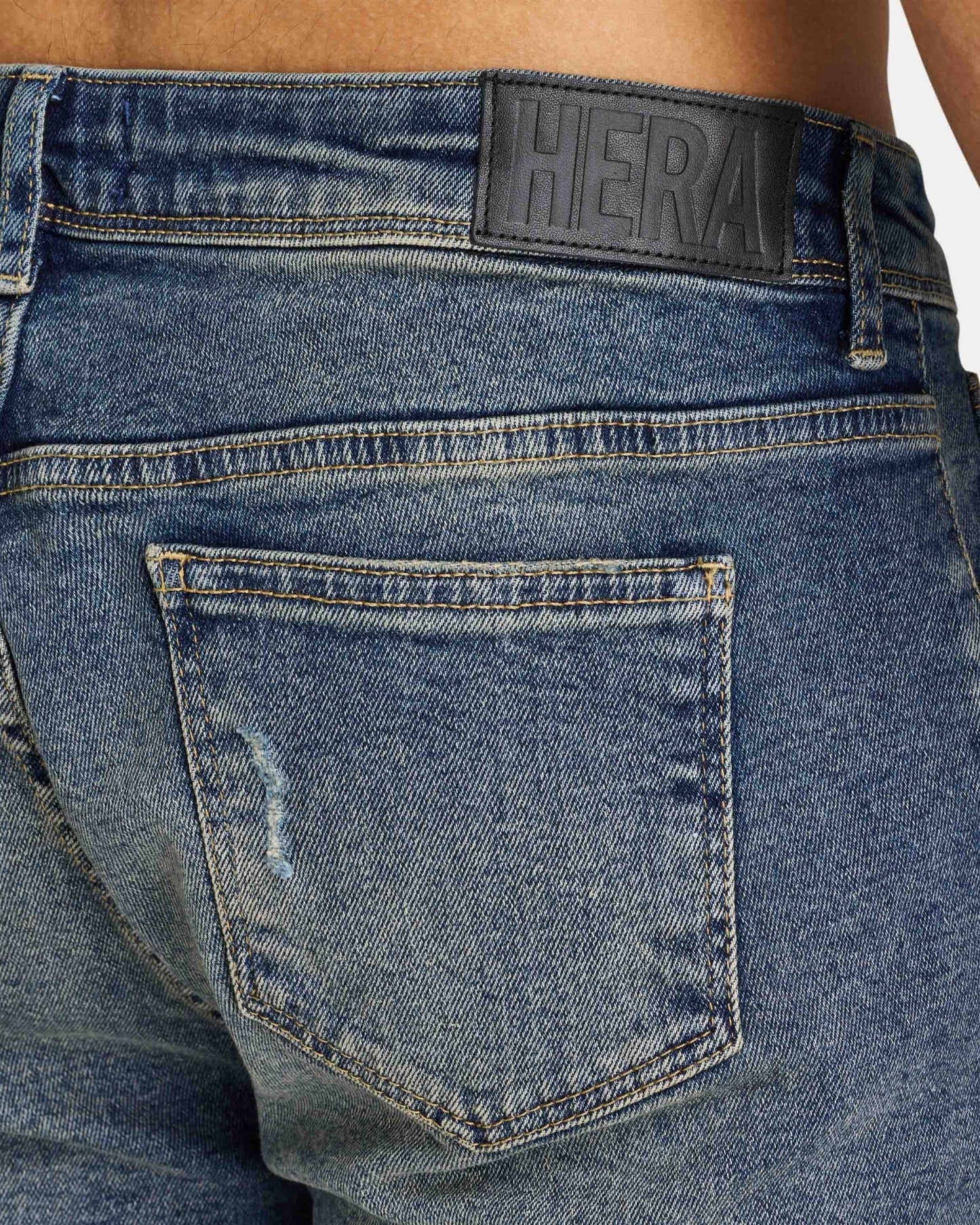 Mens Distressed Slim Fit Jean