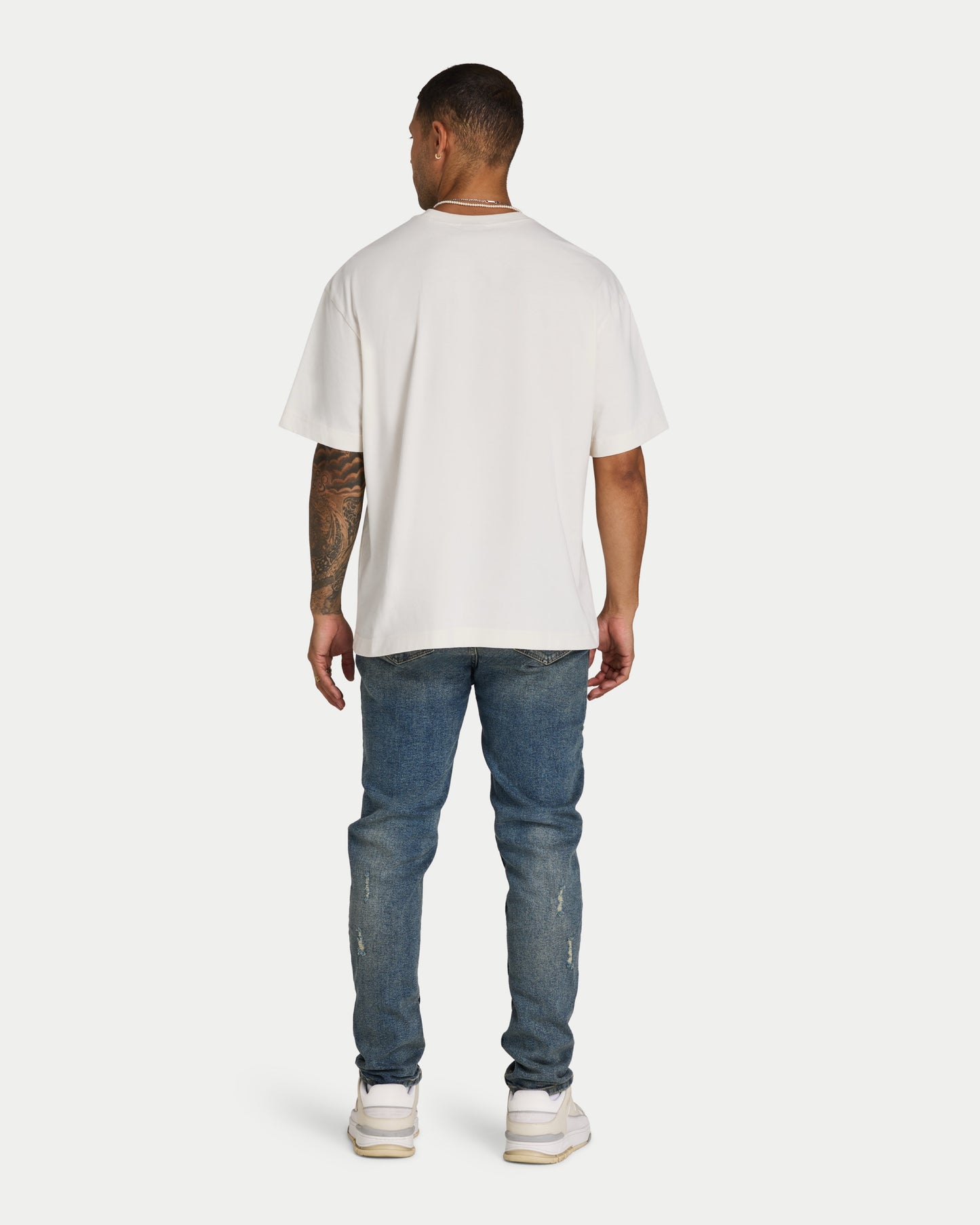 Mens Distressed Slim Fit Jean