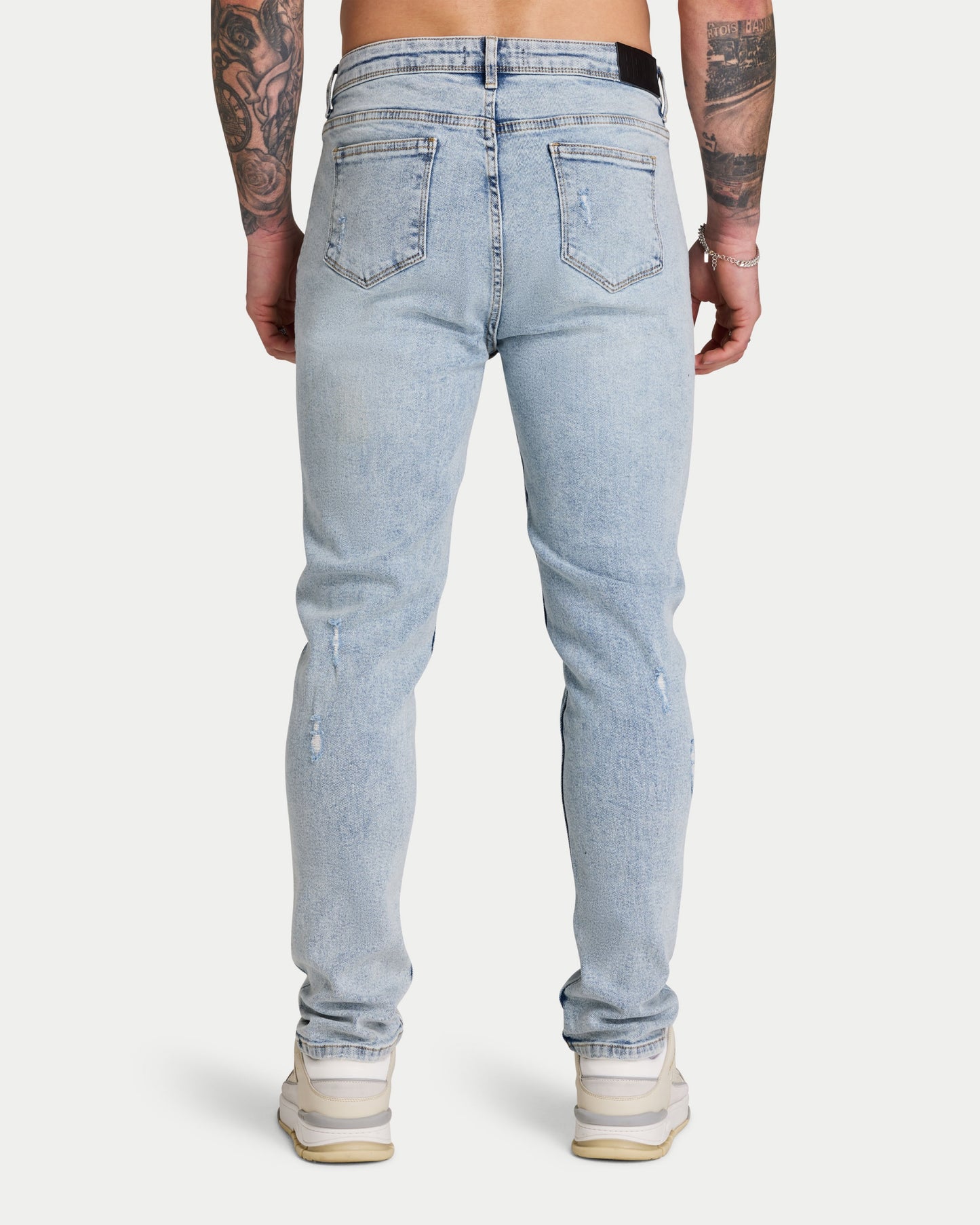 Mens Distressed Slim Fit Jean