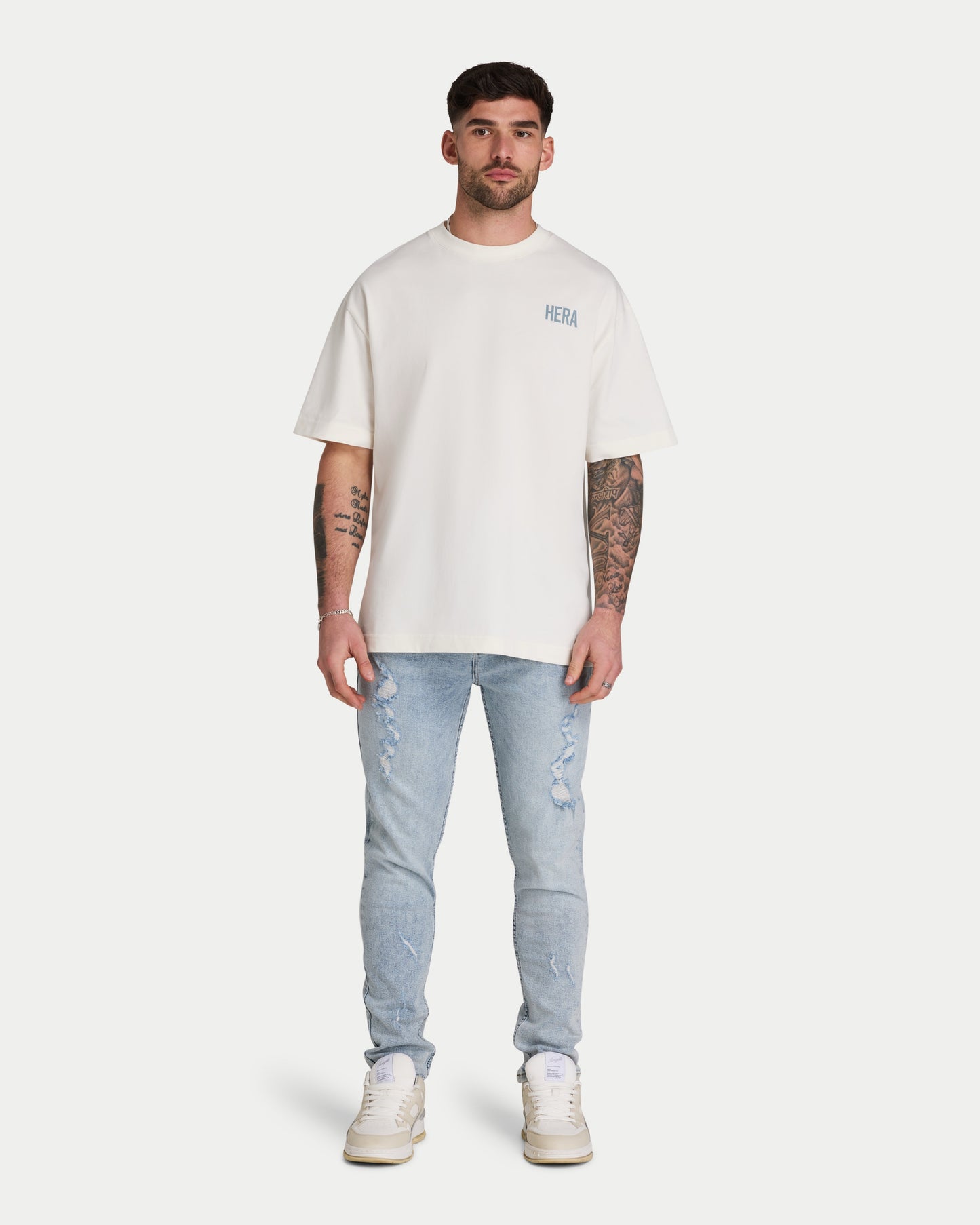 Mens Distressed Slim Fit Jean