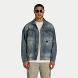 Mens Denim Jacket - Blue Sand