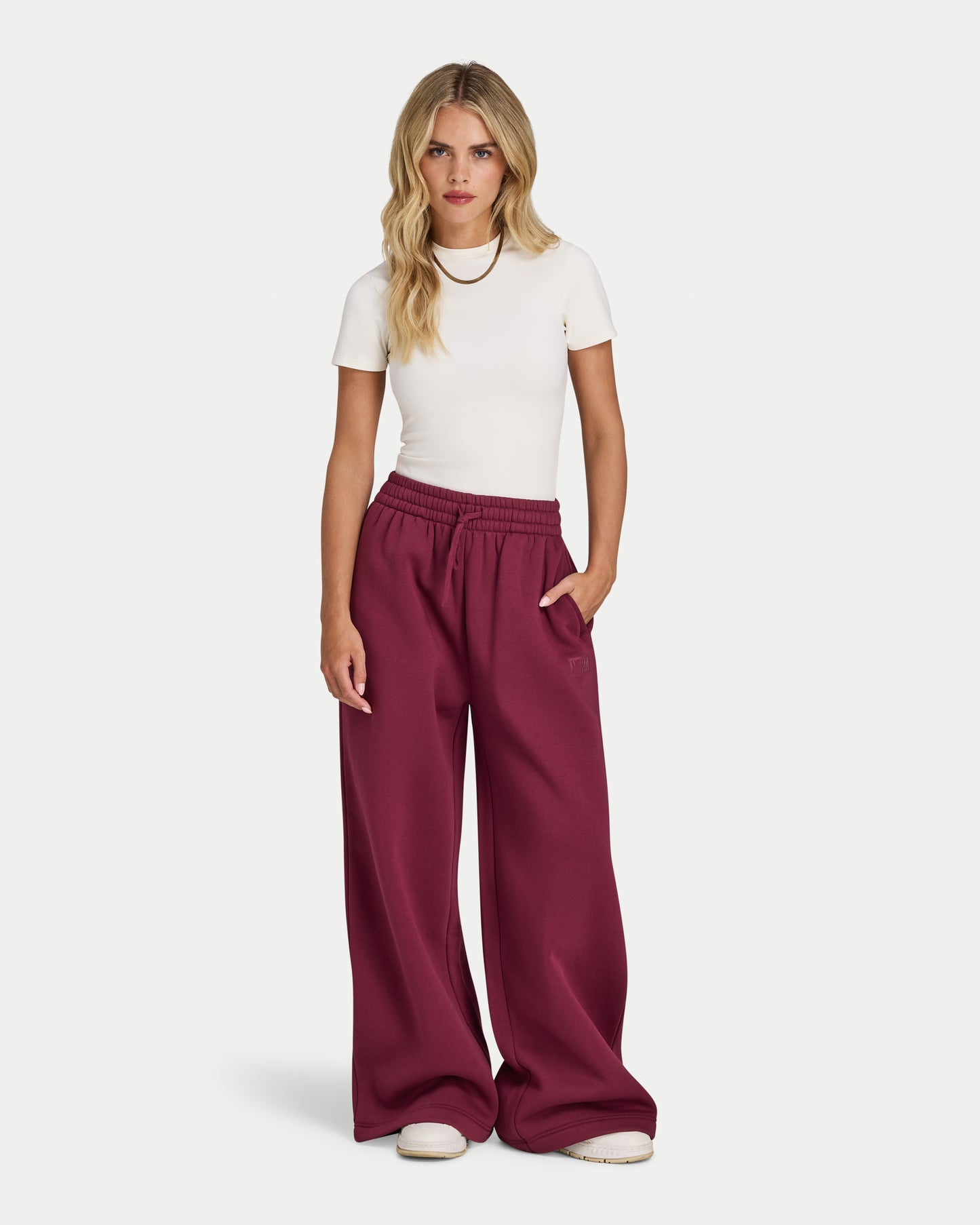 Womens Collective Wide Leg Sweatpant