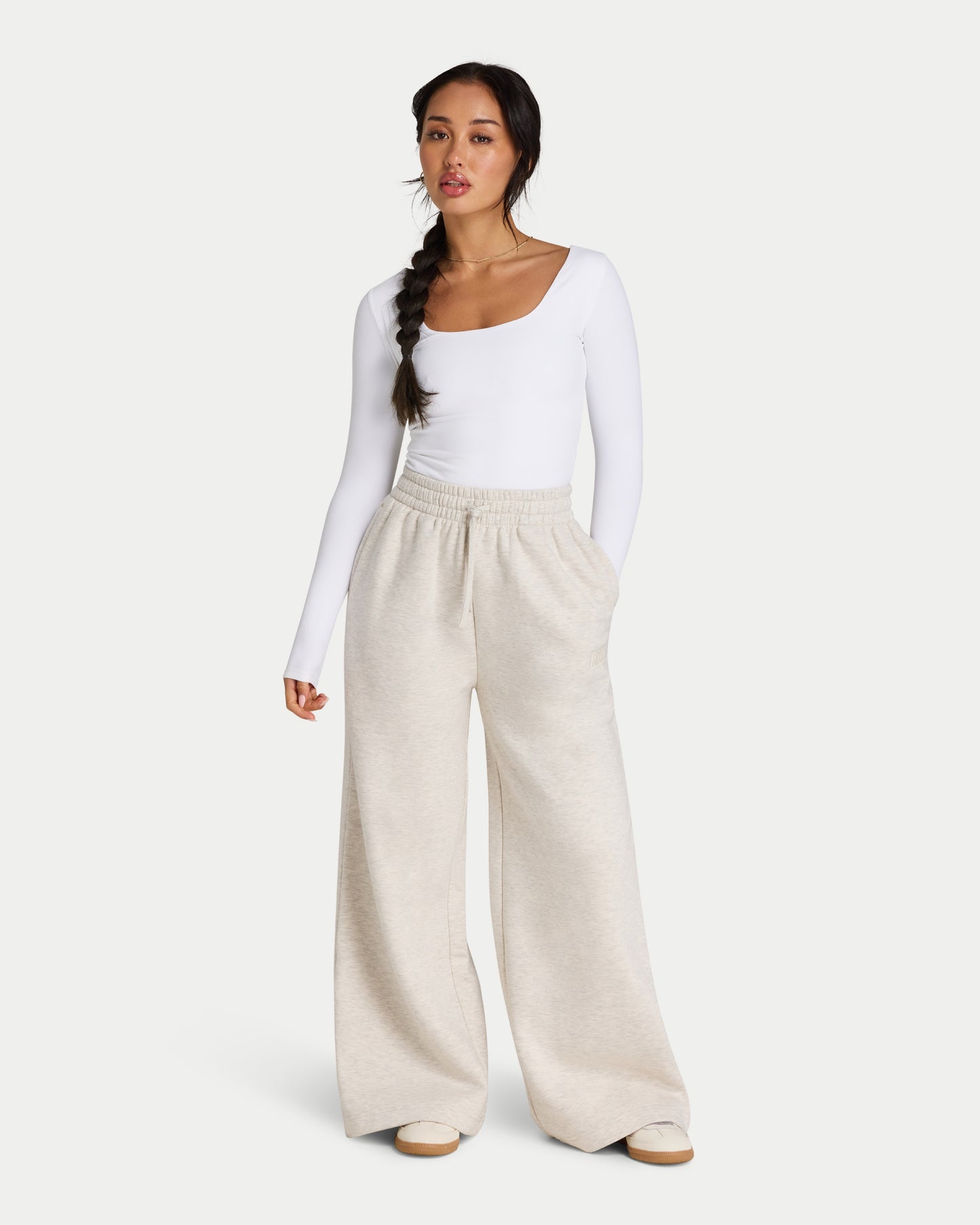 Womens Collective Wide Leg Sweatpant