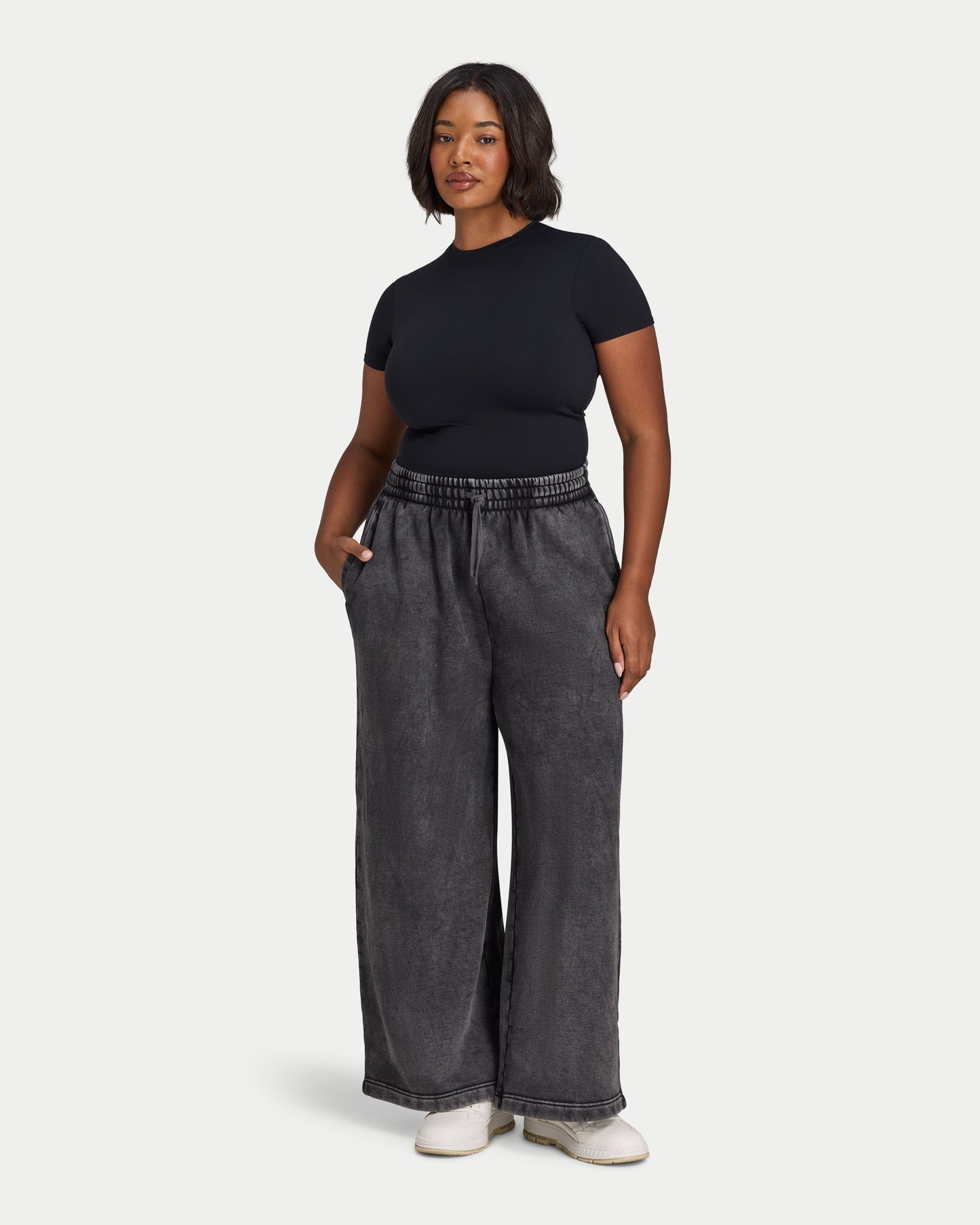 Womens Collective Wide Leg Sweatpant