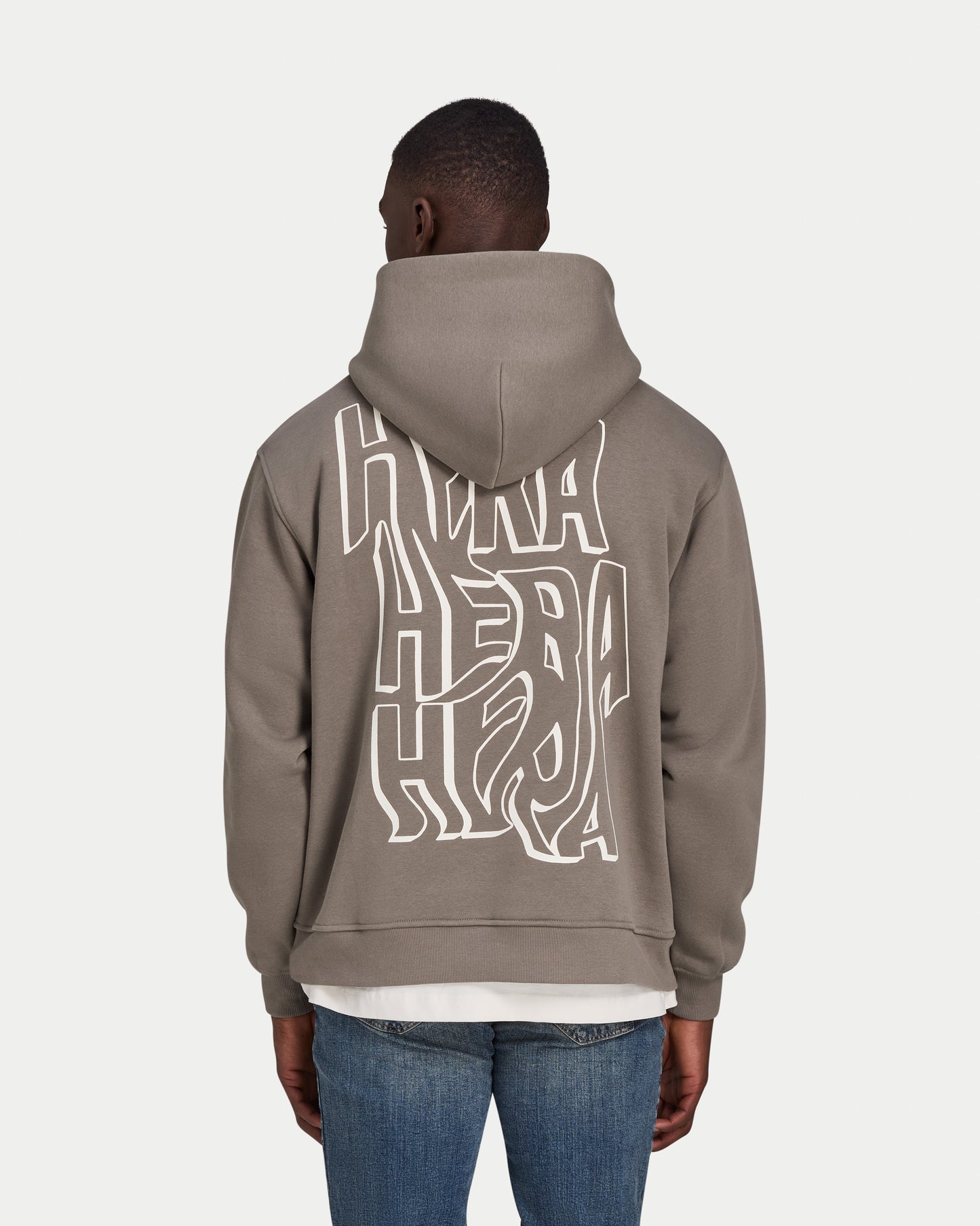 Mens Graffiti Oversized Hoodie