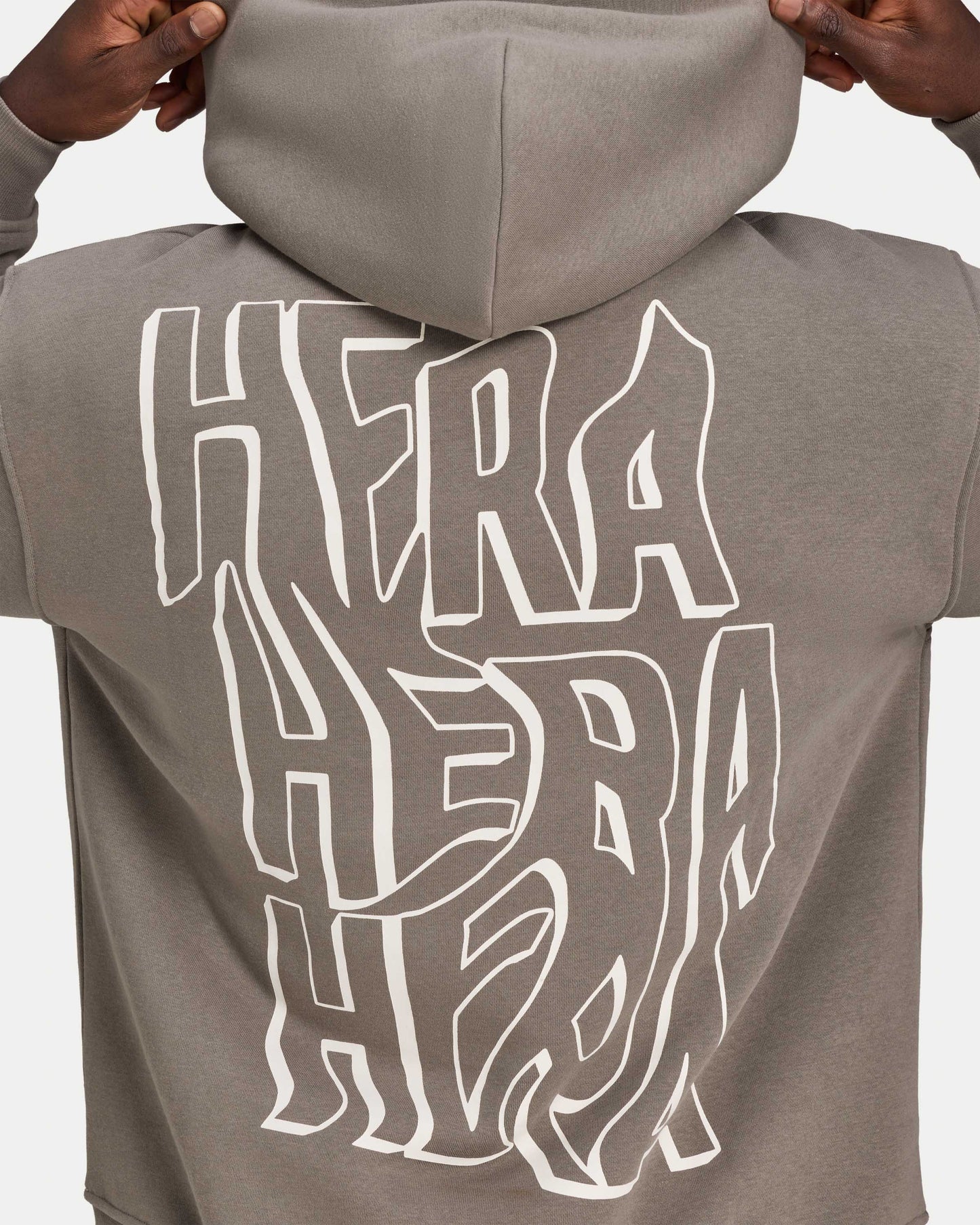 Mens Graffiti Oversized Hoodie