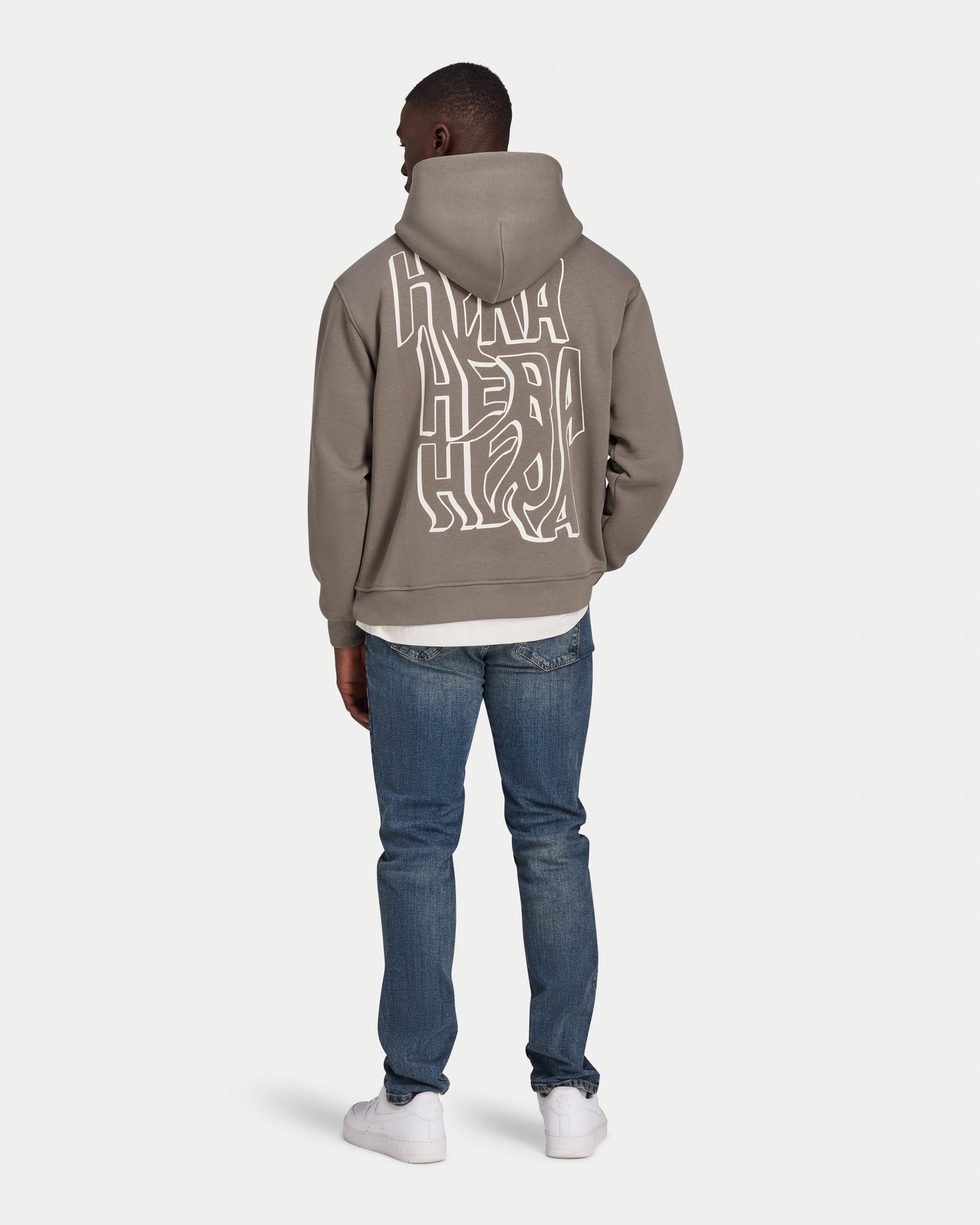 Mens Graffiti Oversized Hoodie