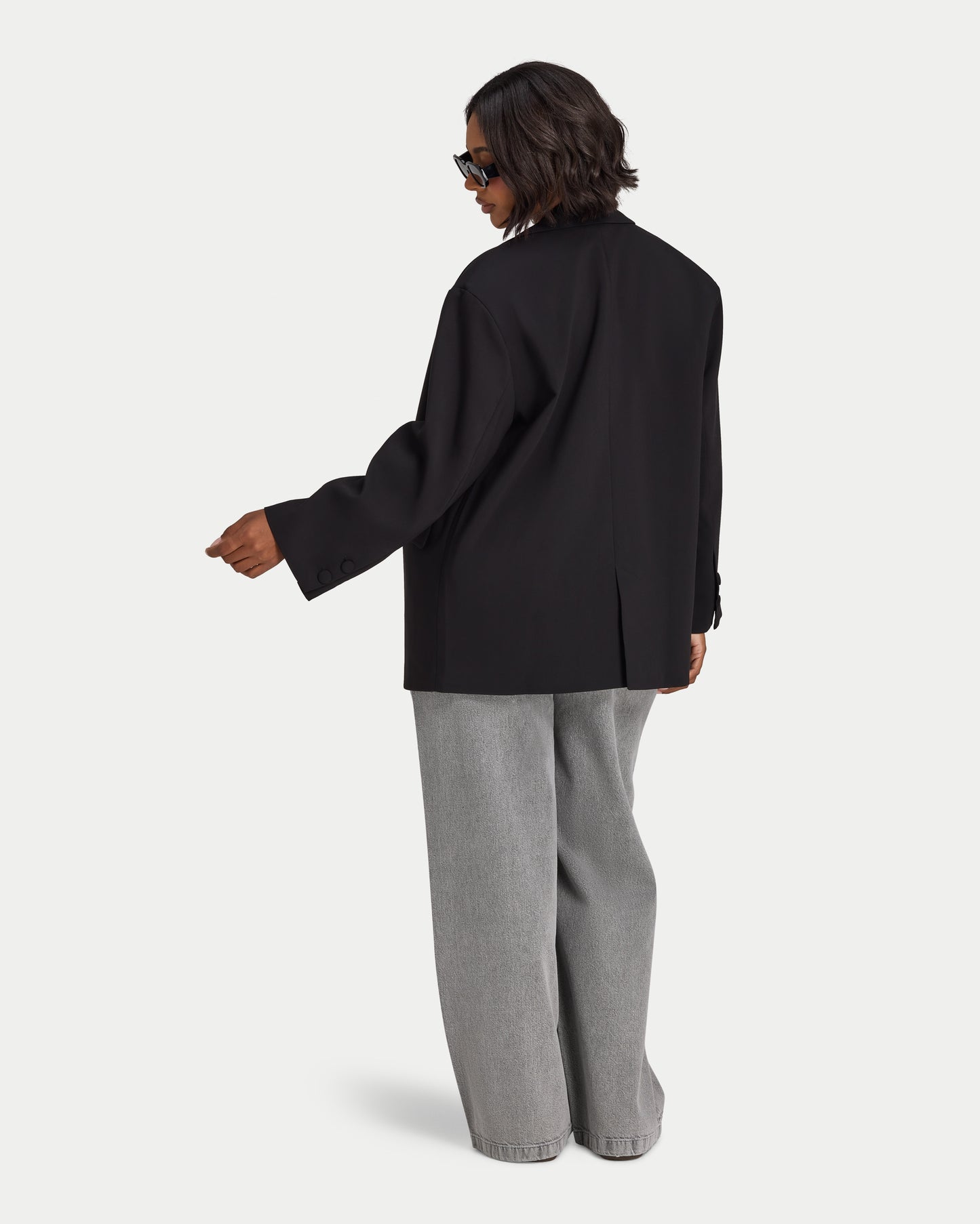 Womens Studio Oversized Blazer