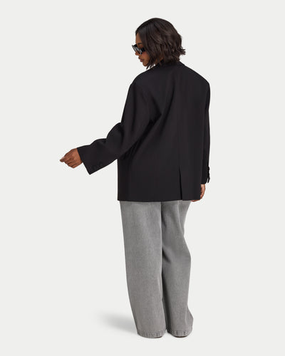 Womens Studio Oversized Blazer