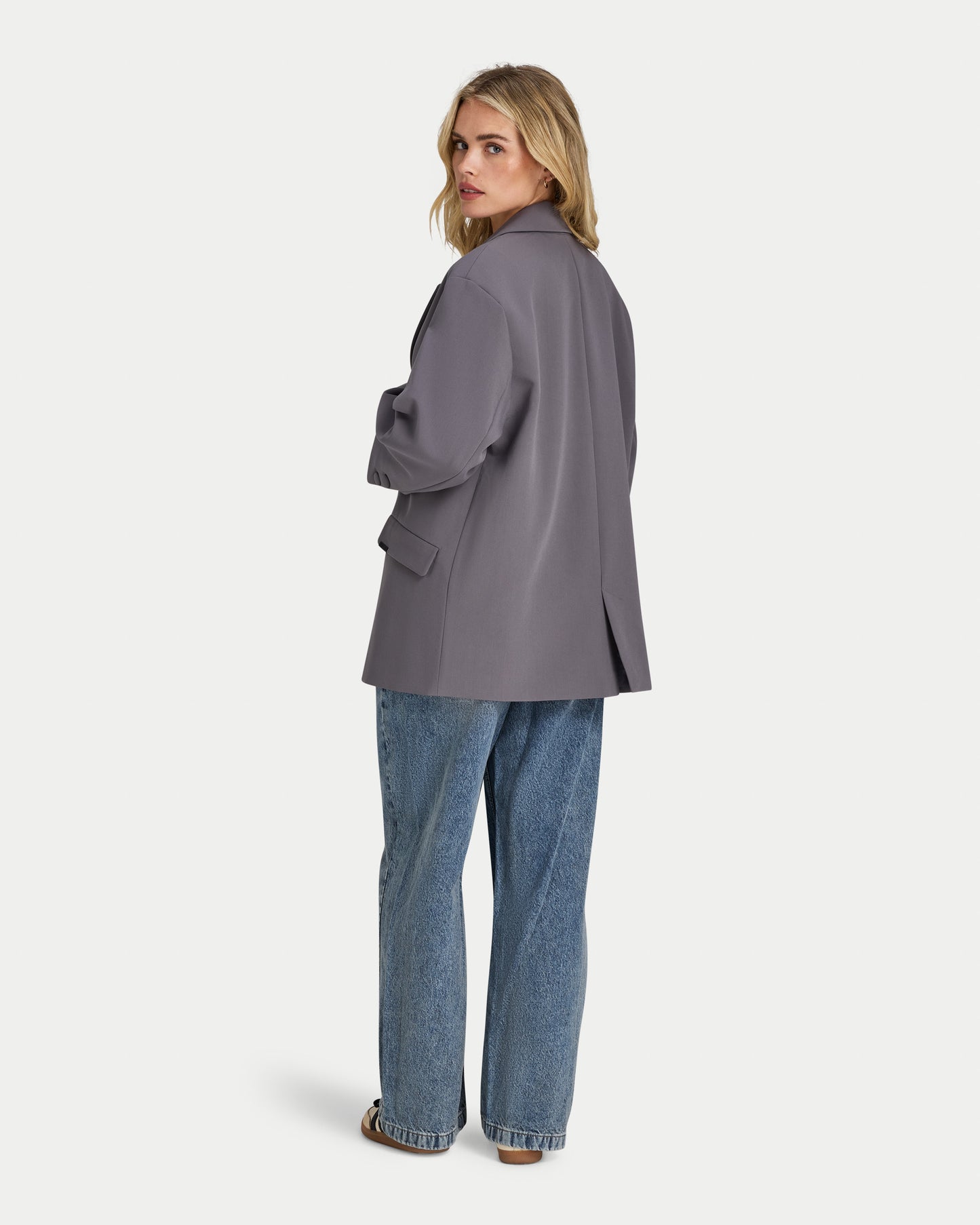 Womens Studio Oversized Blazer