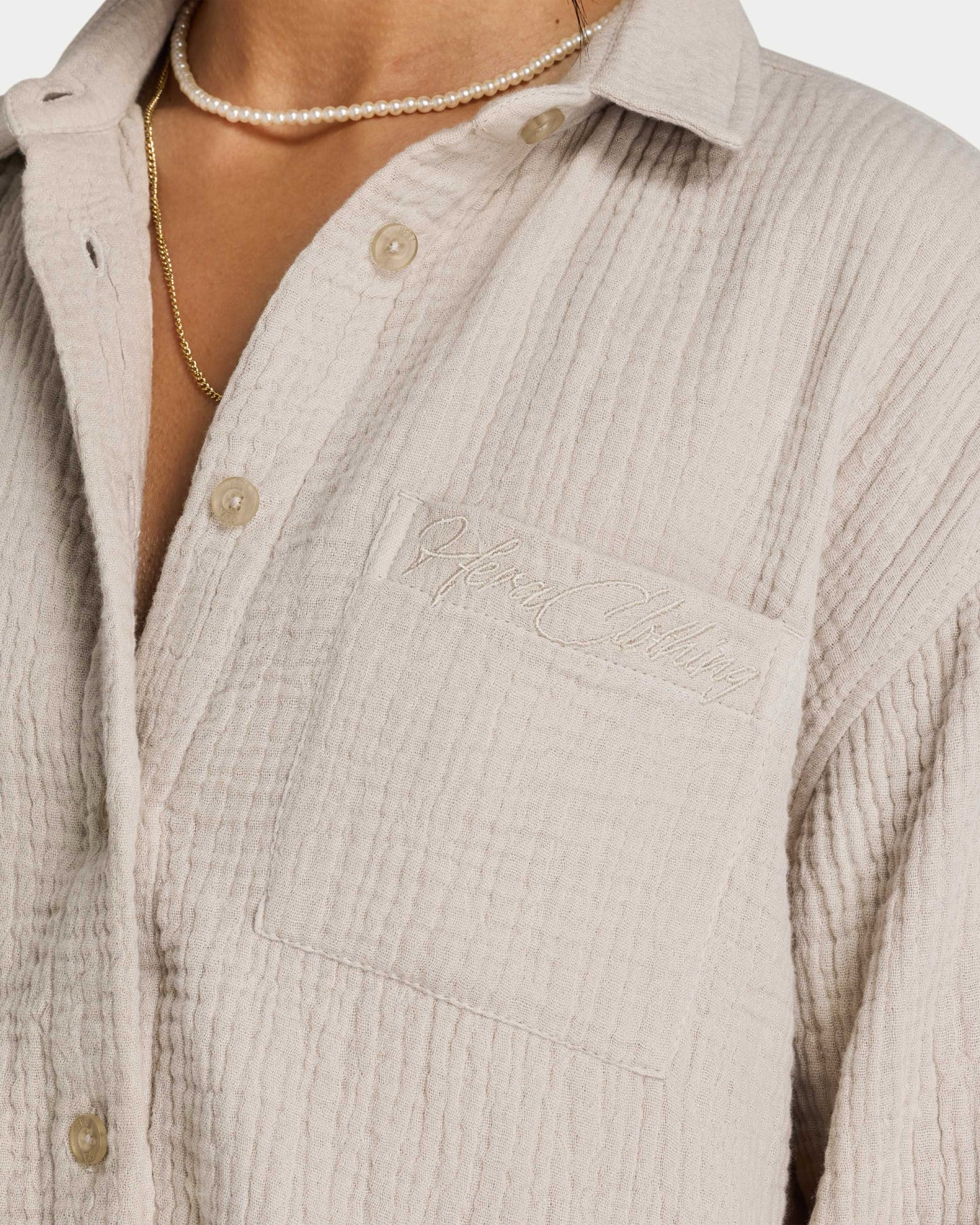 Womens Resort Long Sleeve Shirt