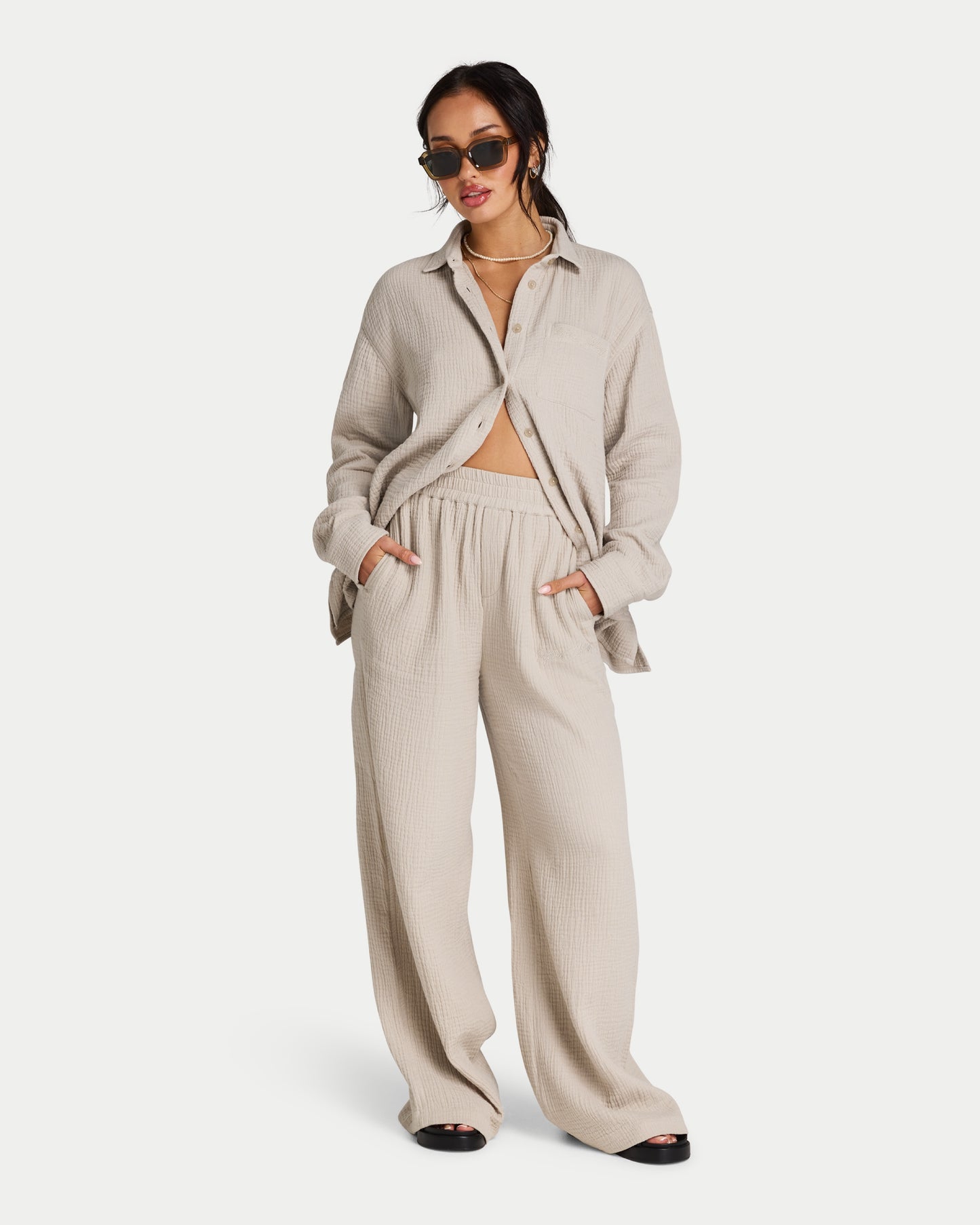 Womens Resort Long Sleeve Shirt