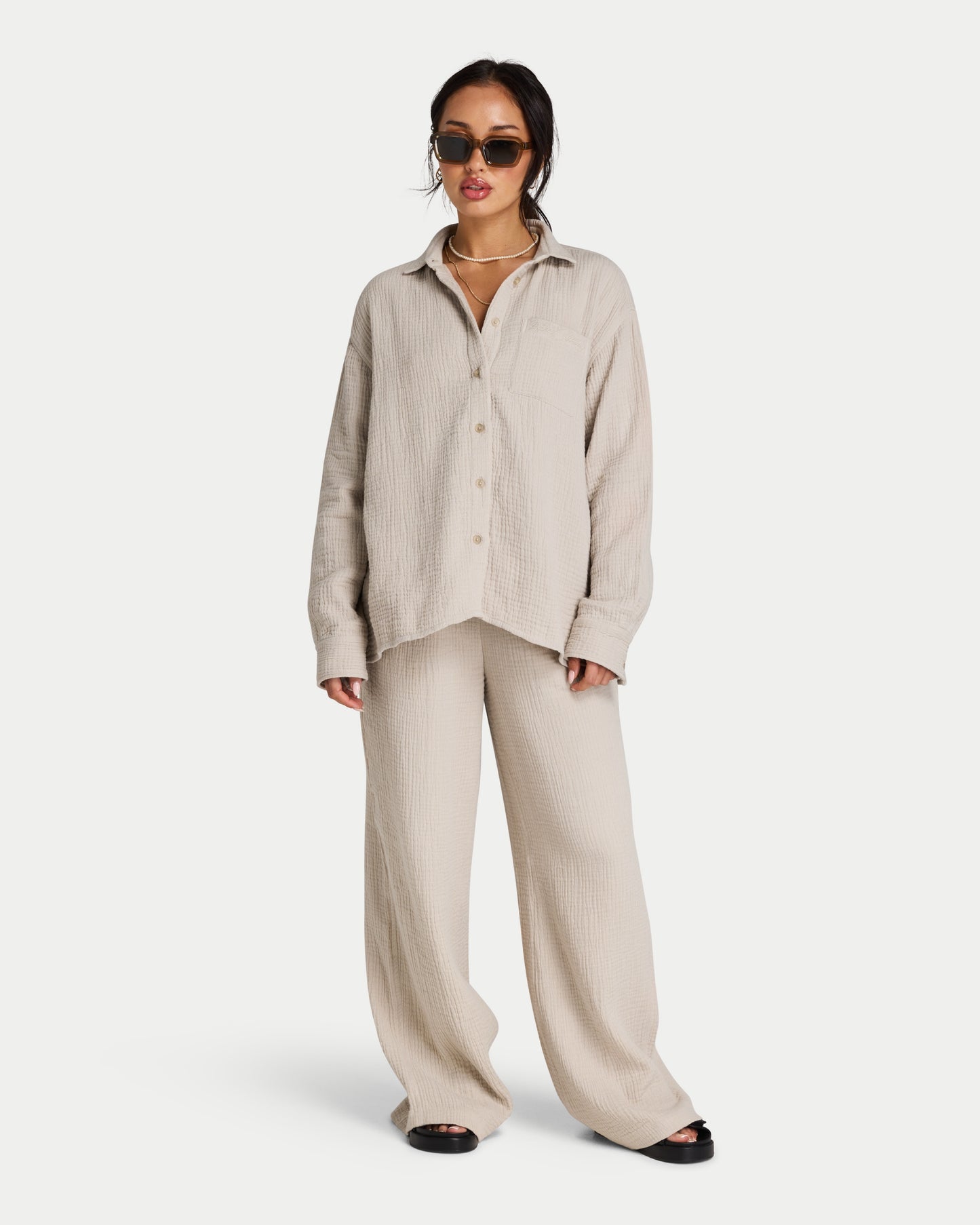 Womens Resort Long Sleeve Shirt