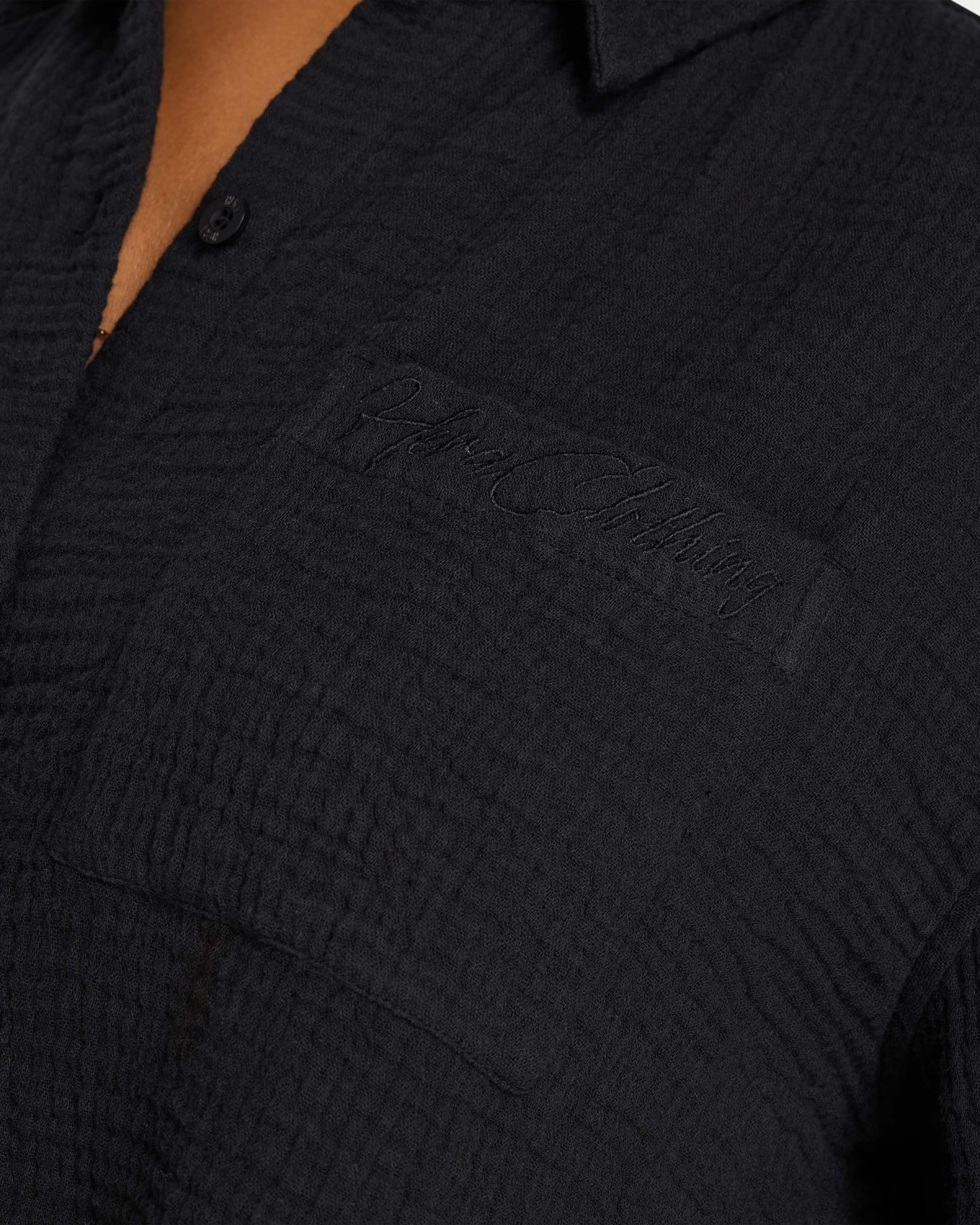 Womens Resort Cropped Shirt