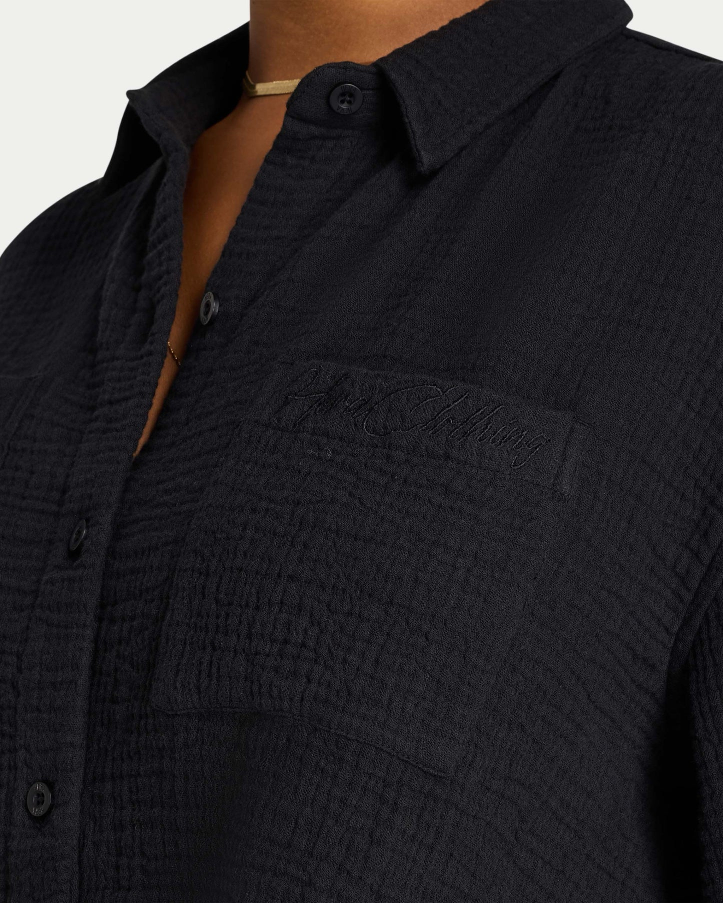 Womens Resort Cropped Shirt