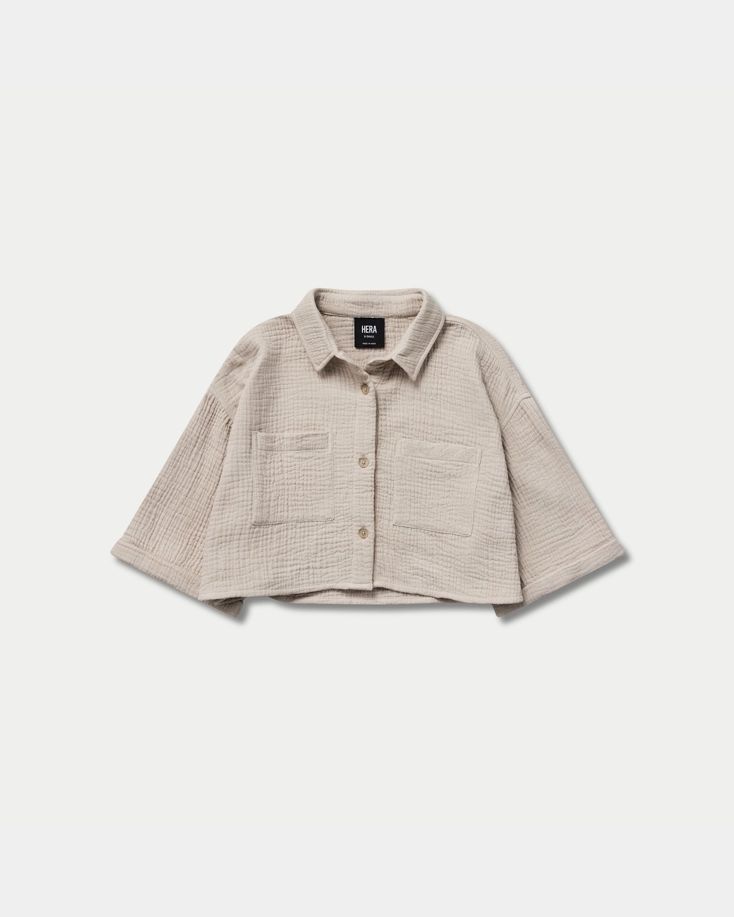 Womens Resort Cropped Shirt