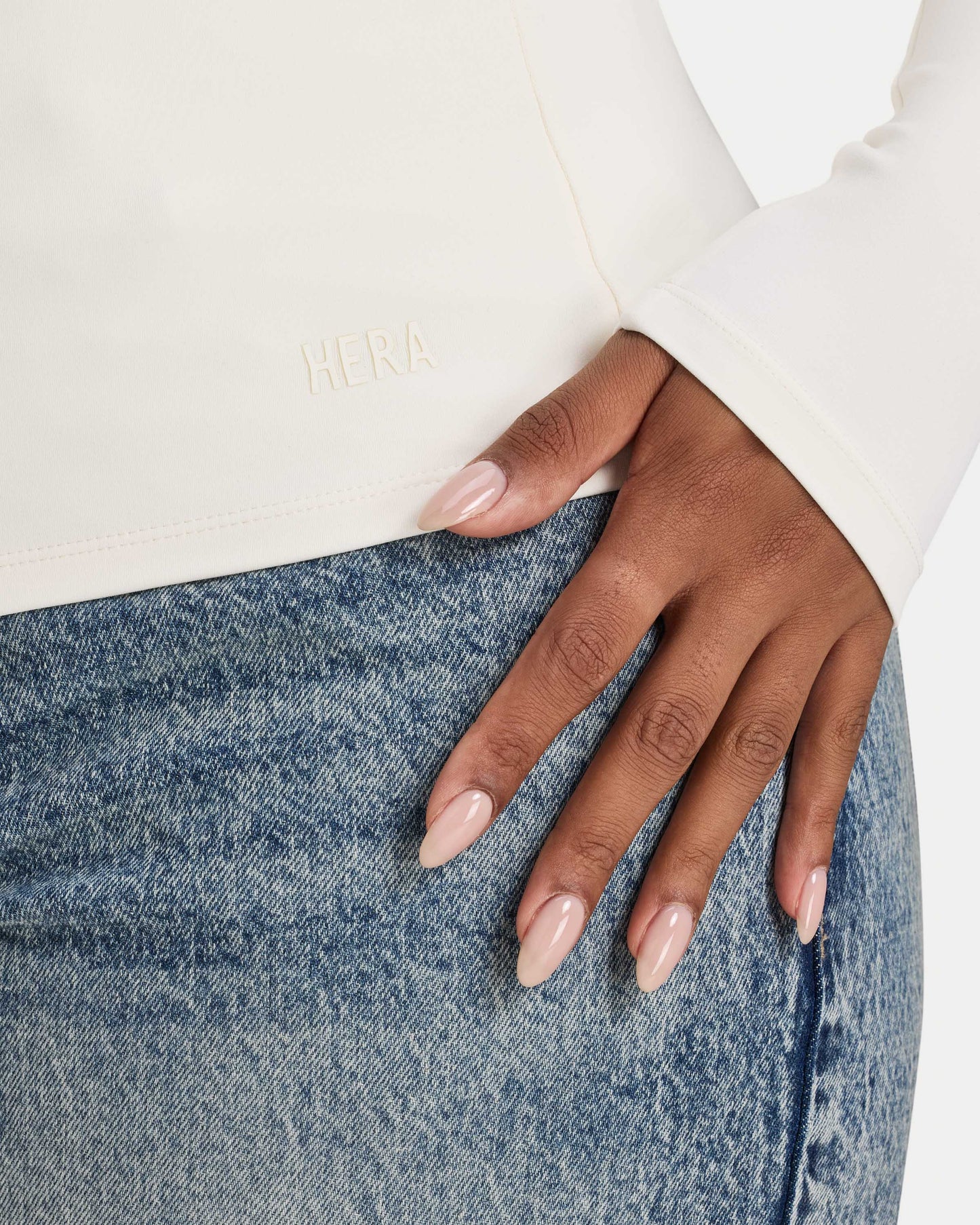 Womens Essential Dual Wear Long Sleeve Top