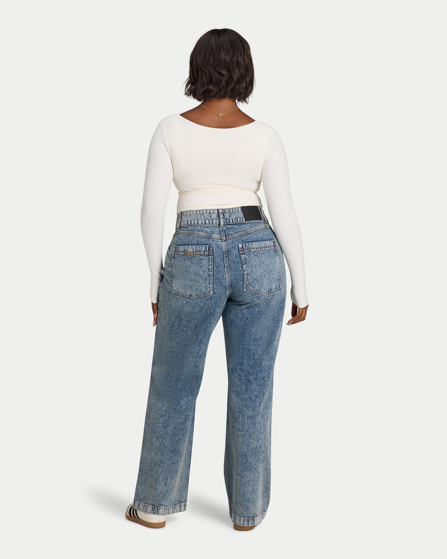 Womens Essential Dual Wear Long Sleeve Top