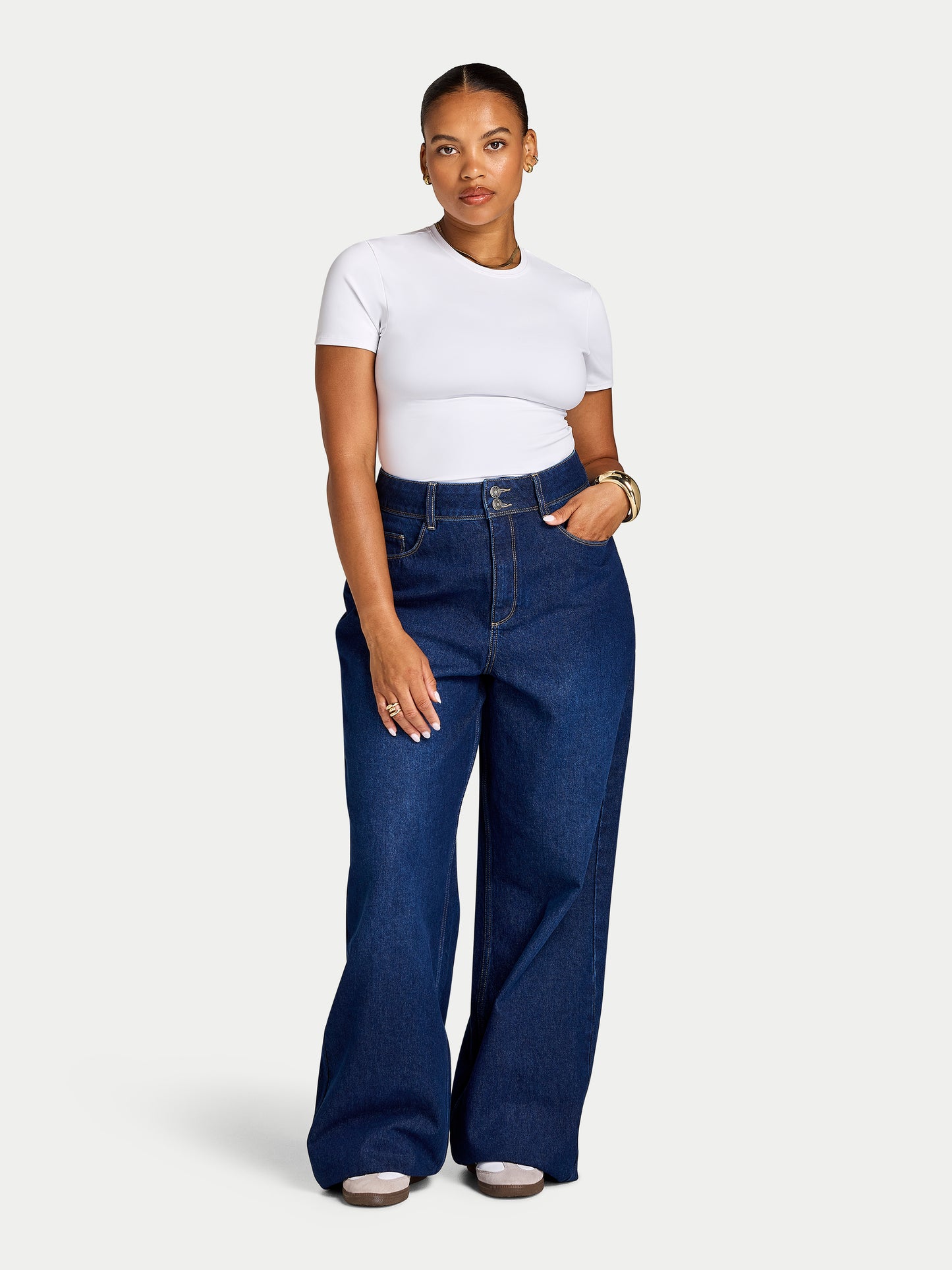 Womens Wide Leg Jean