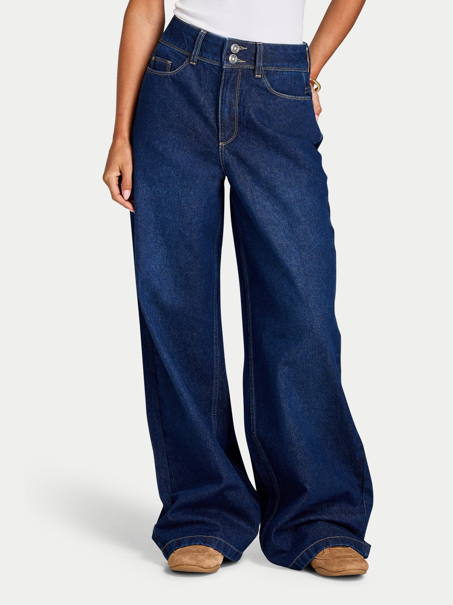 Womens Wide Leg Jean