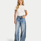 Womens Wide Leg Jean