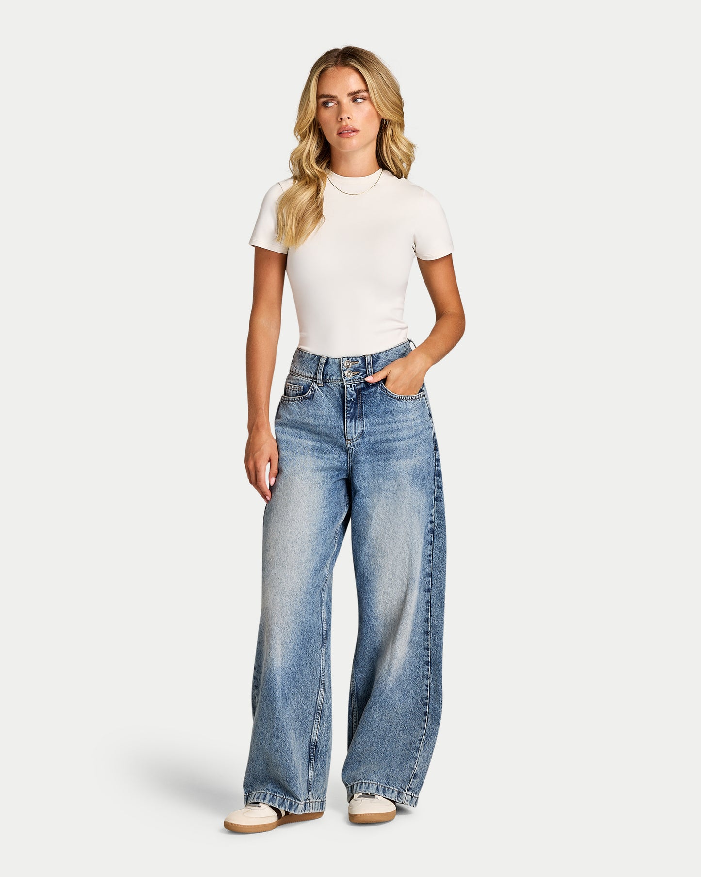 Womens Wide Leg Jean
