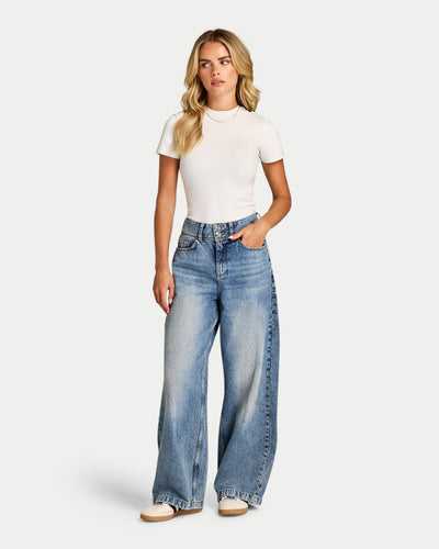 Womens Wide Leg Jean