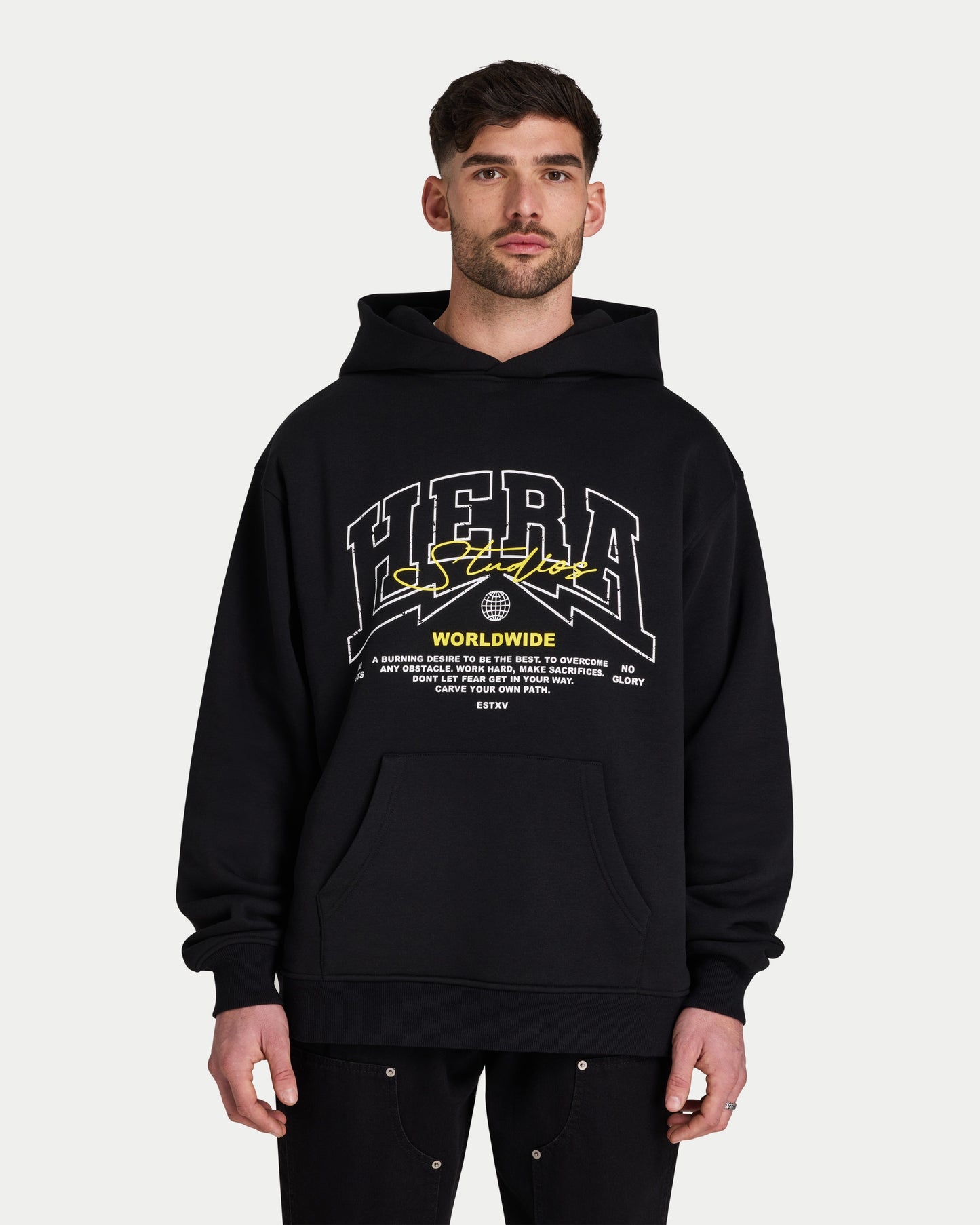 Mens Worldwide Oversized Hoodie