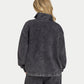 Womens Signature Washed Oversized 1/4 Zip Sweatshirt